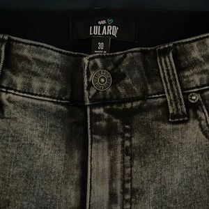 Lularoe gray washed jeans skinny fit size 30. Tried on/tags removed. Like new!